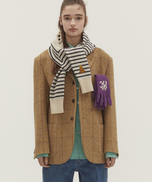 NOHANT（ノアン）の「HARRIS TWEED 90s SINGLE BREASTED JACKET MUSTARD（テーラードジャケット）」