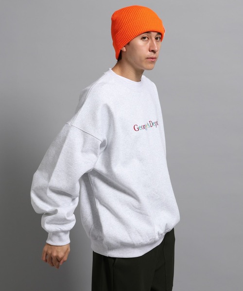 GEORGE'S(ジョージズ)の「カラー刺繍プルオーバー(Tシャツ/カットソー・メンズ・ホワイト/ネイビー・MEDIUM/LARGE)」の11枚目の写真