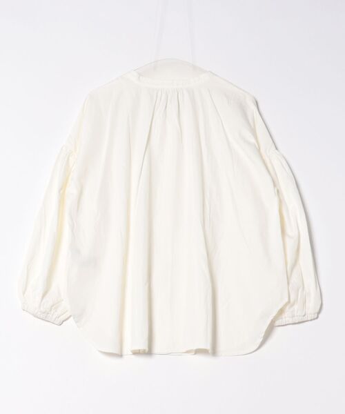 SWITCH BY ARCH（スイッチバイアーチ）の「【W】【it】【ARC】【SWITCH by ARCH】Volume Sleeve Skipper Shirts ARM-706（シャツ/ブラウス・レディース・ブラウン/オフホワイト・FREE）」の13枚目の写真