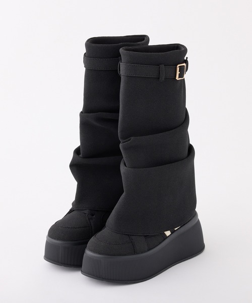 one after another NICE CLAUP(ワンアフターアナザーナイスクラップ)の「カバー付きカスタムスニーカー(スニーカー・レディース・ベージュ/ブラック・M/L/S)」の22枚目の写真