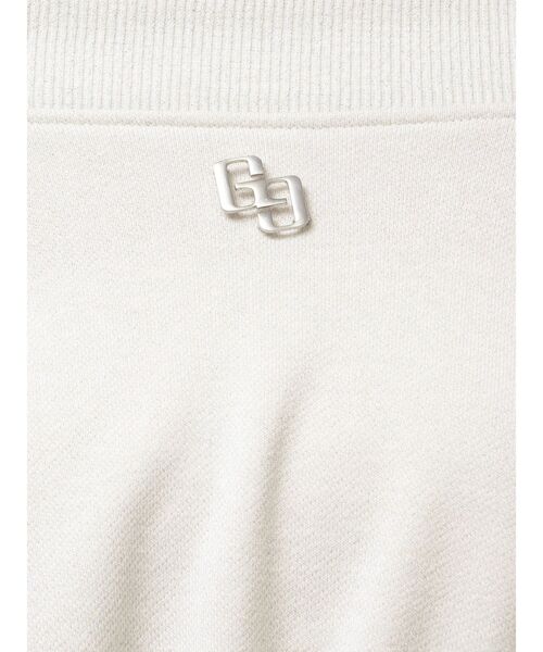 GYDA（ジェイダ）の「GG shortラメトップス（Tシャツ/カットソー・レディース・ブラック/オフホワイト・FREE）」の20枚目の写真