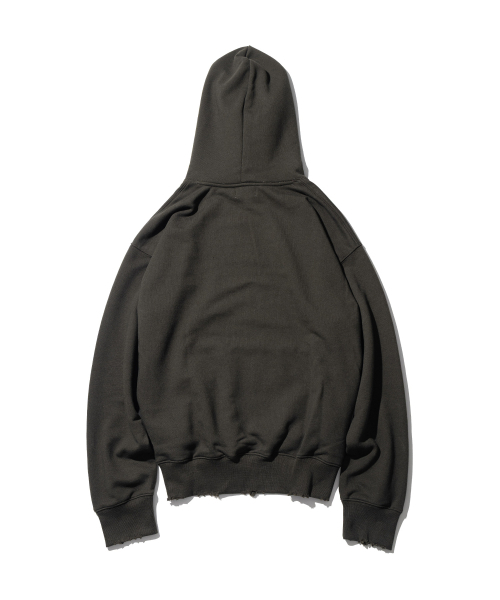 MASSNOUN(マスノウン)の「ディストロイドフードパーカー MFHHD005-KK(パーカー・レディース・その他・LARGE/MEDIUM)」の2枚目の写真