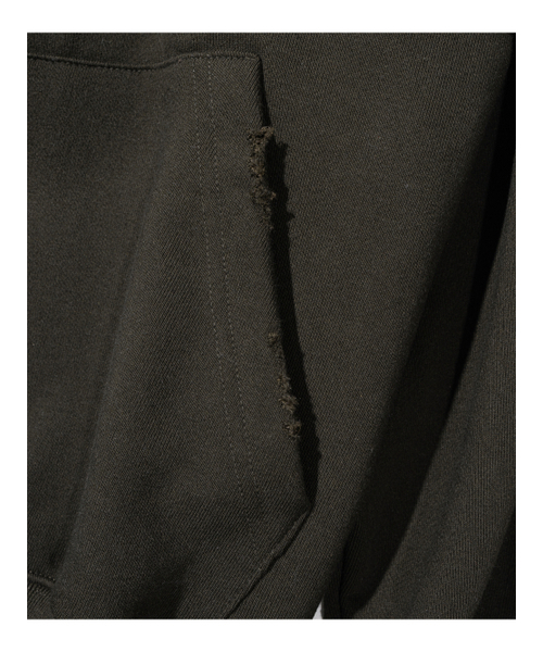 MASSNOUN(マスノウン)の「ディストロイドフードパーカー MFHHD005-KK(パーカー・レディース・その他・LARGE/MEDIUM)」の5枚目の写真