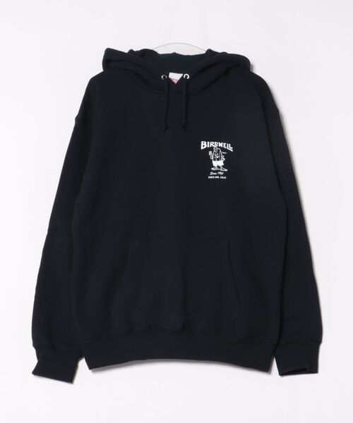 BIRDWELL(バードウェル)の「【BIRDWELL/バードウェル】61 HOODIE-JP 日本別注 ブランドロゴ バックプリント パーカー フーディー(パーカー・メンズ・ヘザーグレー/ブラック/ネイビー・LARGE/X-LARGE/MEDIUM)」の7枚目の写真