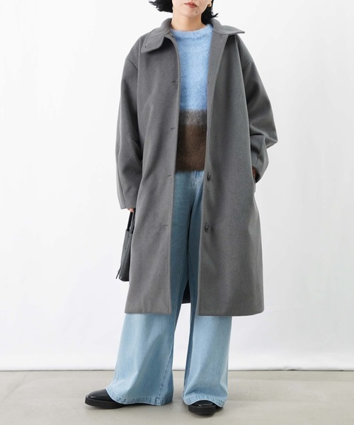 セール】LC/LLL スタンドカラーロングコート（その他アウター）｜LUCA