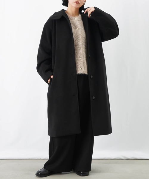 セール】LC/LLL スタンドカラーロングコート（その他アウター）｜LUCA