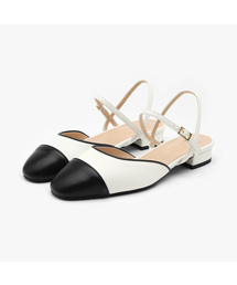 エスラスリングバックフラットシューズ（2cm）