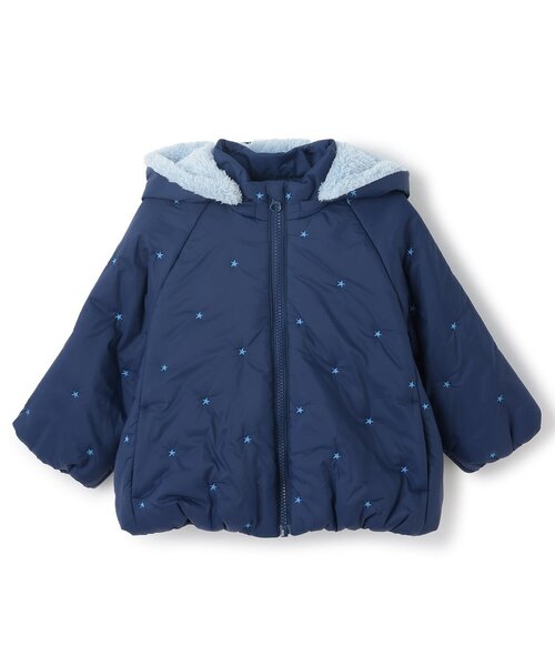 sense of wonder（センスオブワンダー）の「星シシュウ蓄熱ブルゾン（ブルゾン・キッズ・マスタード/ネイビー・80ｃｍ/90cm/120cm/130cm/110cm/100cm）」の2枚目の写真