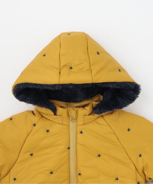 sense of wonder（センスオブワンダー）の「星シシュウ蓄熱ブルゾン（ブルゾン・キッズ・マスタード/ネイビー・80ｃｍ/90cm/120cm/130cm/110cm/100cm）」の4枚目の写真