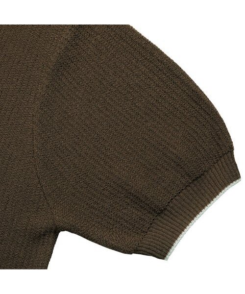 sortie(ソルティ)の「Texture Henly neck Knit (Brown)(ポロシャツ・メンズ・その他・LARGE/MEDIUM/X-LARGE)」の3枚目の写真