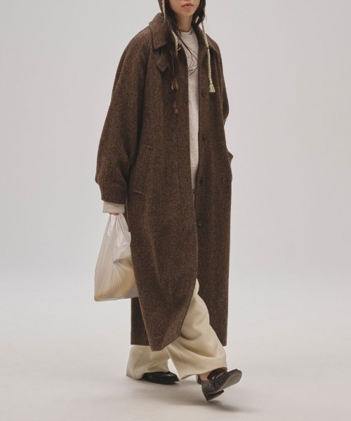TODAYFUL Mixwool Raglan Coat 12420003（ステンカラーコート
