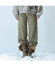 L21 COZY PLUFFY KNIT PANTS(OLIVE GREEN)