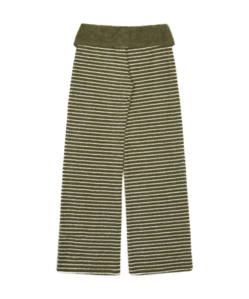 LARTIGENT(ラーティゼン)の「L21 COZY PLUFFY KNIT PANTS(OLIVE GREEN)(その他パンツ・レディース・その他・FREE)」の3枚目の写真