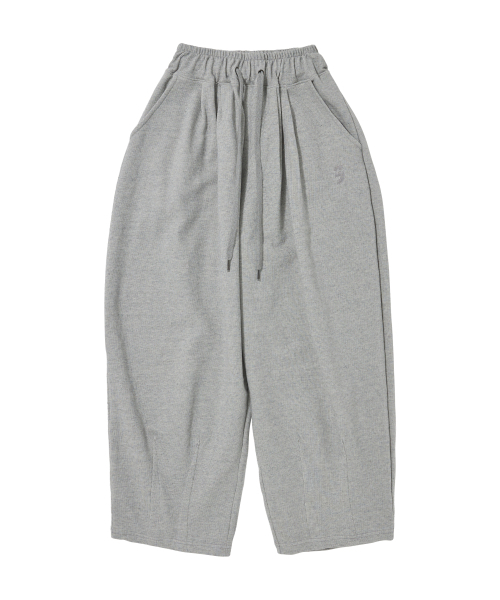 A NOTHING(アナッシング)の「PIN-KNIT BALLOON PANTS (Gray)(スウェットパンツ・メンズ・その他・MEDIUM/LARGE)」の1枚目の写真