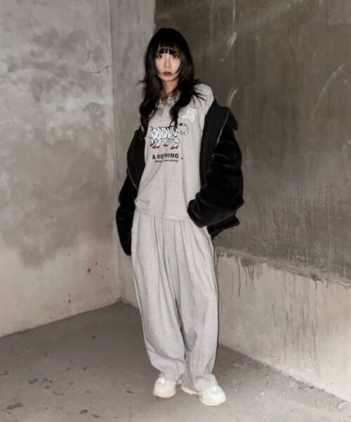A NOTHING(アナッシング)の「PIN-KNIT BALLOON PANTS (Gray)(スウェットパンツ・メンズ・その他・MEDIUM/LARGE)」の6枚目の写真