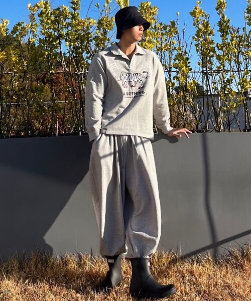 A NOTHING(アナッシング)の「PIN-KNIT BALLOON PANTS (Gray)(スウェットパンツ・メンズ・その他・MEDIUM/LARGE)」の10枚目の写真
