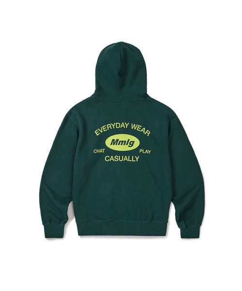 MMLG（エムエムエルジー）の「[Mmlg] SIMBOLPLAY HOOD ZIPUP (DEEP GREEN)（パーカー・レディース・その他・SMALL/X-LARGE/LARGE/MEDIUM）」の2枚目の写真