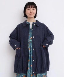 l'atelier du savon | ブルゾンみたいなきもちのデニムステンコート(その他アウター)