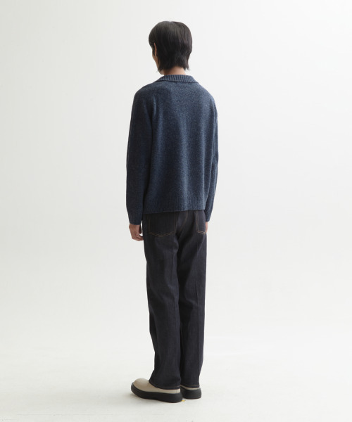 NONBLANK(ノンブランク)の「ウールカラー ニット_CAPTAIN NAVY(ニット/セーター・メンズ・その他・MEDIUM/LARGE/X-LARGE)」の5枚目の写真