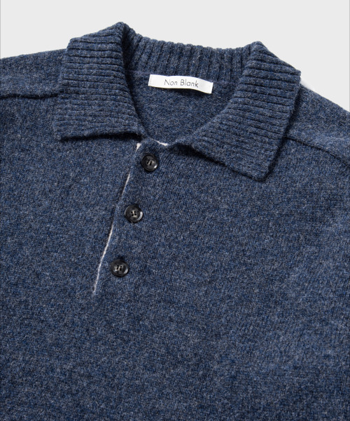 NONBLANK(ノンブランク)の「ウールカラー ニット_CAPTAIN NAVY(ニット/セーター・メンズ・その他・MEDIUM/LARGE/X-LARGE)」の6枚目の写真