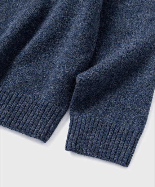NONBLANK(ノンブランク)の「ウールカラー ニット_CAPTAIN NAVY(ニット/セーター・メンズ・その他・MEDIUM/LARGE/X-LARGE)」の8枚目の写真