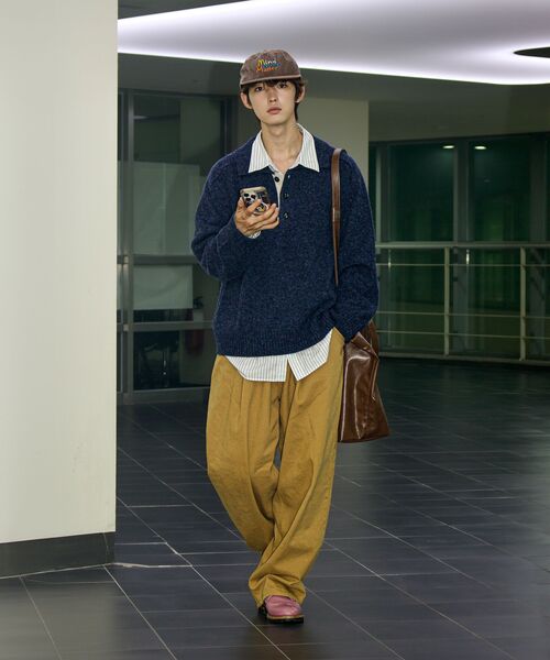 NONBLANK(ノンブランク)の「ウールカラー ニット_CAPTAIN NAVY(ニット/セーター・メンズ・その他・MEDIUM/LARGE/X-LARGE)」の11枚目の写真
