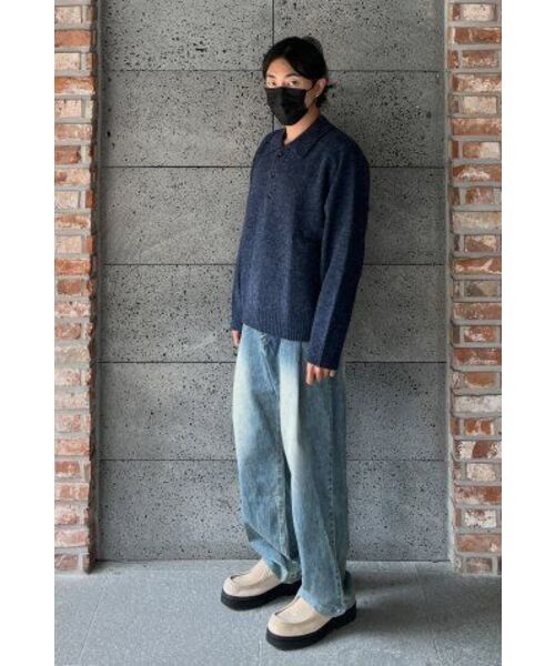 NONBLANK(ノンブランク)の「ウールカラー ニット_CAPTAIN NAVY(ニット/セーター・メンズ・その他・MEDIUM/LARGE/X-LARGE)」の20枚目の写真