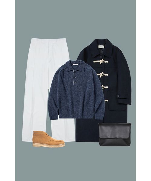NONBLANK(ノンブランク)の「ウールカラー ニット_CAPTAIN NAVY(ニット/セーター・メンズ・その他・MEDIUM/LARGE/X-LARGE)」の21枚目の写真