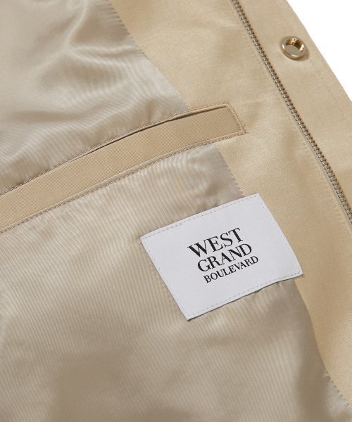 WEST GRAND BOULEVARD(ウエストグランドブルバード)の「オーバーサイズプラケットサテンブルゾンベージュ(ブルゾン・メンズ・その他・LARGE)」の5枚目の写真