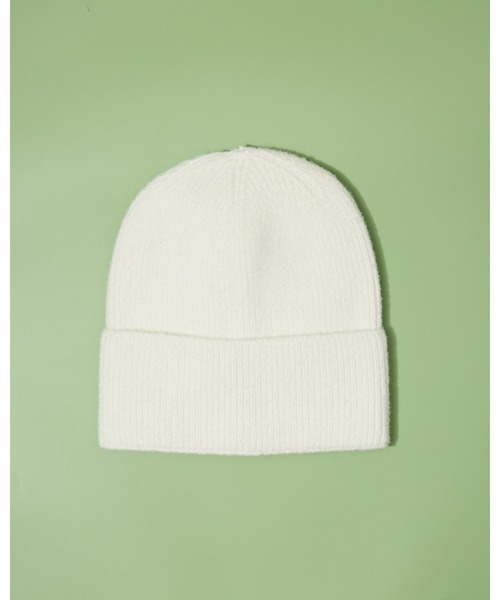 THE BAREFOOT(ベアフット)の「ラメニット帽 HA-243 QLI(ニットキャップ/ビーニー・レディース・ブラック/サックスブルー/ベージュ/ホワイト・FREE)」の2枚目の写真