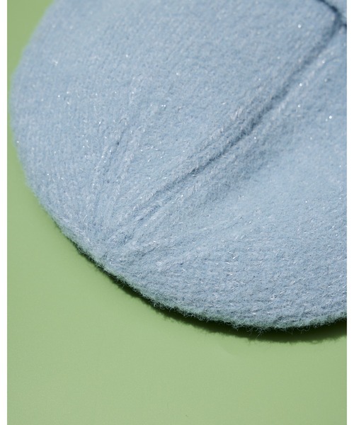 THE BAREFOOT(ベアフット)の「ラメニット帽 HA-243 QLI(ニットキャップ/ビーニー・レディース・ブラック/サックスブルー/ベージュ/ホワイト・FREE)」の11枚目の写真