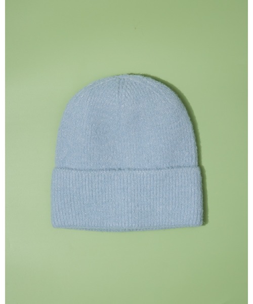 THE BAREFOOT(ベアフット)の「ラメニット帽 HA-243 QLI(ニットキャップ/ビーニー・レディース・ブラック/サックスブルー/ベージュ/ホワイト・FREE)」の13枚目の写真