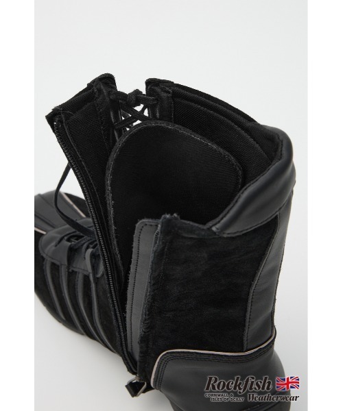 KIOF BLISS HIGHTOP VELCRO SNEAKERS ブラック ROCKFISH WEATHERWEAR（ロックフィッシュウェザーウェア）の「x KIOF