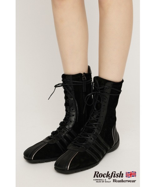 ROCKFISH WEATHERWEAR(ロックフィッシュウェザーウェア)の「BLISS HIGHTOP SNEAKERS ブリス ハイトップ スニーカー 秋服 冬服(スニーカー・レディース・ダークブラウン/ブラック・23cm/24cm/25cm)」の3枚目の写真