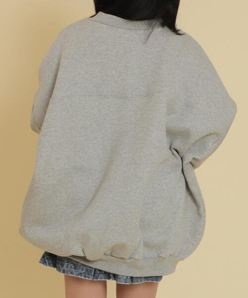 WOND（ウォンド）の「WOND/ゲームロゴビッグスウェット（スウェット・レディース・ブラック/杢グレー・FREE）」の6枚目の写真