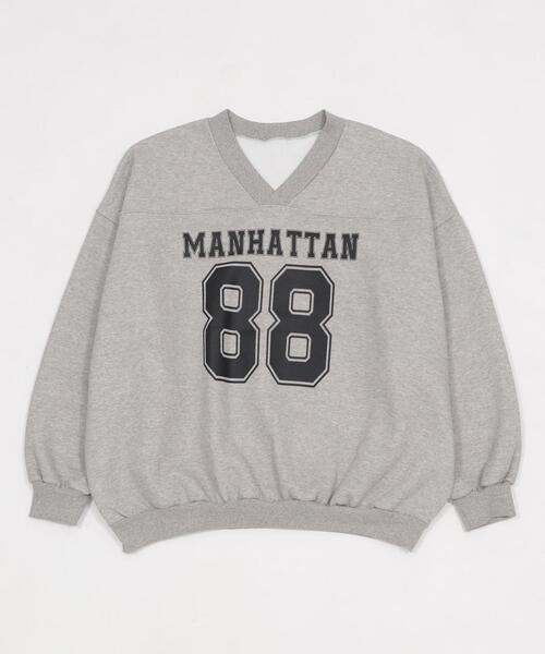 WOND（ウォンド）の「WOND/ゲームロゴビッグスウェット（スウェット・レディース・ブラック/杢グレー・FREE）」の11枚目の写真