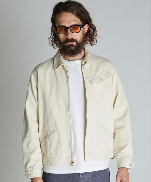 schott（ショット）の「Schott/ショット/KERSEY WORK JACKET/カルゼ ワークジャケット（ブルゾン・メンズ・ブラック/ナチュラル・XL/L/M/2XL）」の19枚目の写真