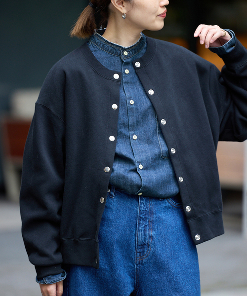 SLOBE IENA（スローブイエナ）の「LEDENIM REMAKE OVER SHIRT（シャツ/ブラウス・レディース・ホワイト/ブルー・FREE）」の21枚目の写真