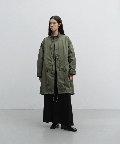w. M-65 Insulation Fishtail Parka (Olive Green)（ダウンジャケット