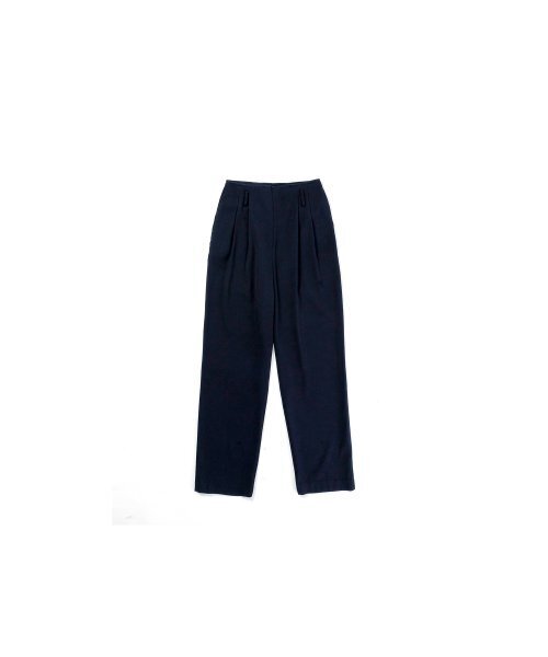 320SHOWROOM(320ショールーム)の「SOFT SEMI TAPERED SPAN SLACKS DARK NAVY(スラックス・レディース・その他・SMALL/MEDIUM)」の3枚目の写真