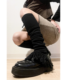 STILLLETHARDY（スティルレッサーディ）の「KNIT FRINGE LEG WARMER（レッグウォーマー・レディース）」
