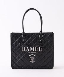 【WEB限定】キルティング刺しゅうトートバッグ/A4サイズ対応