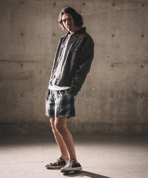 WONDER WALL MOTEL(ワンダーウォールモーテル)の「mj11317-AGING BLACK DENIM JACKET(Gジャン) デニムジャケット(26SSJK002)(デニムジャケット・メンズ・ブラック・XL/L/M/S)」の5枚目の写真