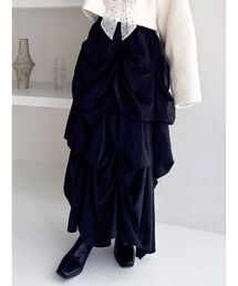 dazzlin | ランダムドレープタックスカート(スカート)