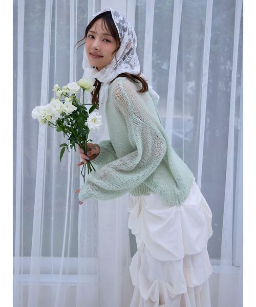 dazzlin(ダズリン)の「ランダムドレープタックスカート(スカート・レディース・アイボリー/ブラック/ピンク・SMALL/MEDIUM)」の7枚目の写真