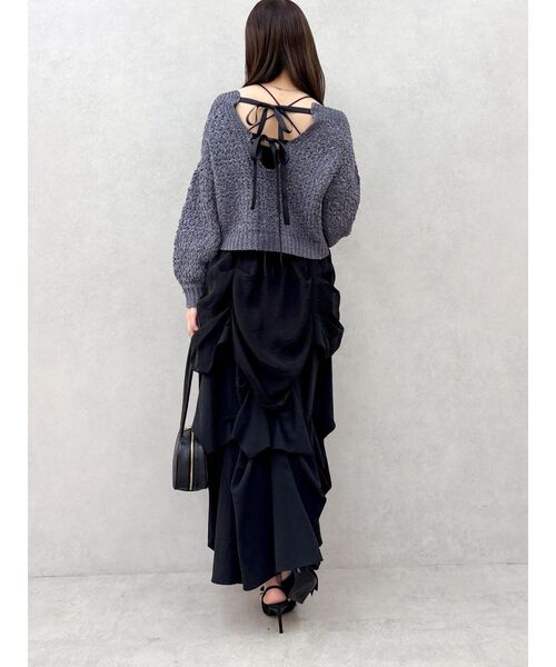 dazzlin(ダズリン)の「ランダムドレープタックスカート(スカート・レディース・アイボリー/ブラック/ピンク・SMALL/MEDIUM)」の21枚目の写真