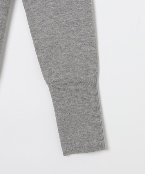 GEORGE'S（ジョージズ）の「ダブルカラーポロニット（ニット/セーター・レディース・ネイビー/レッド/グレー・FREE）」の10枚目の写真