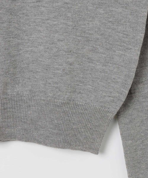 GEORGE'S（ジョージズ）の「ダブルカラーポロニット（ニット/セーター・レディース・ネイビー/レッド/グレー・FREE）」の11枚目の写真