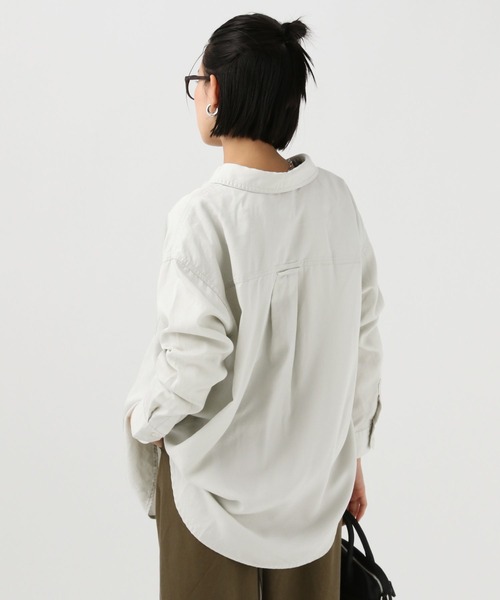 BAYFLOW（ベイフロー）の「[簡単ブラウジング仕様]2WAYスタンダードシャツ（シャツ/ブラウス・レディース・ライトグレー/グリーン/ピンク/イエロー/ライトブルー・FREE）」の20枚目の写真