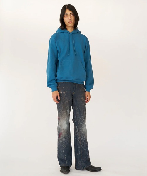Stockholm Surfboard Club(ストックホルムサーフボードクラブ)の「Stockholm Surfboard Club/ストックホルムサーフボードクラブ パーカー Logo Hoodie(パーカー・メンズ・ブラック/ブルー・M/L/S)」の13枚目の写真